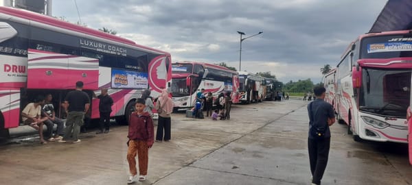 10 Unit Bus Arus Balik Gratis Kemenhub, Muat 400 Perantau Minang Bertolak ke Ibukota Jakarta