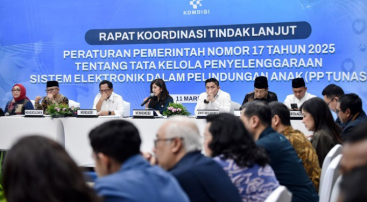 Pemerintah Perkuat Koordinasi Lintas Kementerian Jelang Pembatasan Sosmed Anak 28 Maret 2026