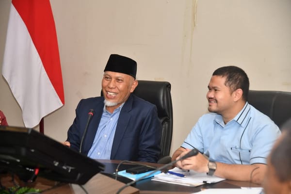 Pemprov Sumbar dan Pemko Sawahlunto Sinkronkan Program Percepatan Ekonomi, Gubernur Tekankan Keselarasan Pembangunan