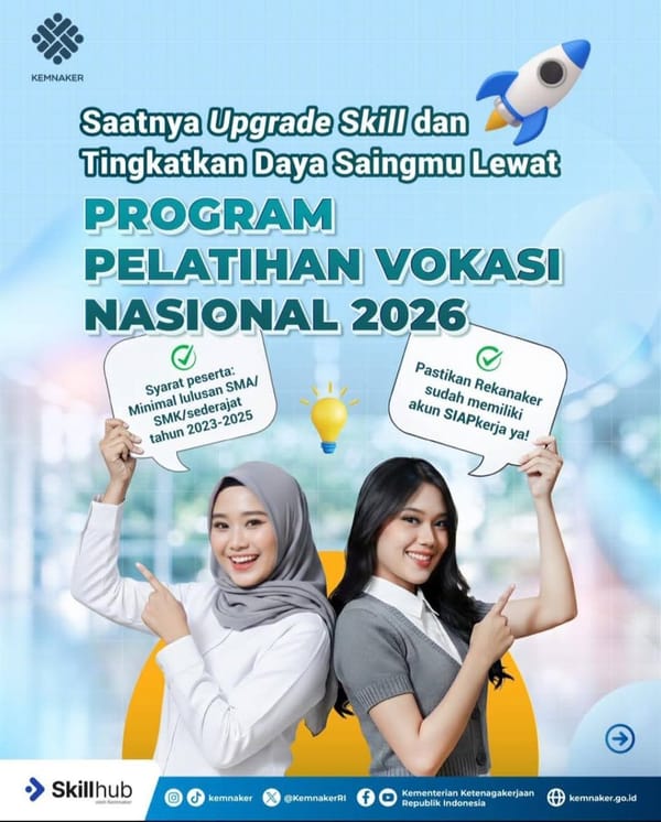 Pemko Padang Imbau Anak Muda Ikuti Pelatihan Vokasi Nasional