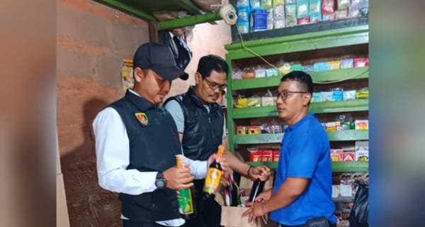 Polsek Ciracas Berhasil Amankan 12 Botol Miras Tanpa Izin Edar