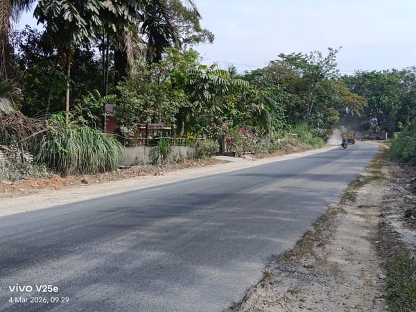 Perjuangan Bupati Berbuah Manis, Ruas Jalan Provinsi Teluk Kuantan–Cerenti Mulai Diperbaiki
