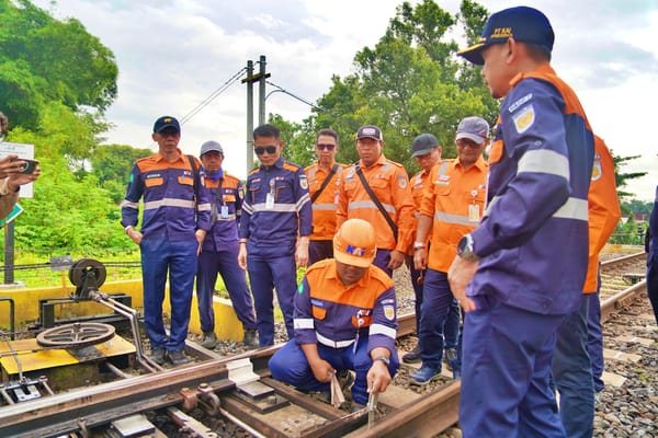 Pastikan Angkutan Lebaran 2026 Aman, KAI Daop 7 Madiun Periksa Jalur Talun -Tulungagung