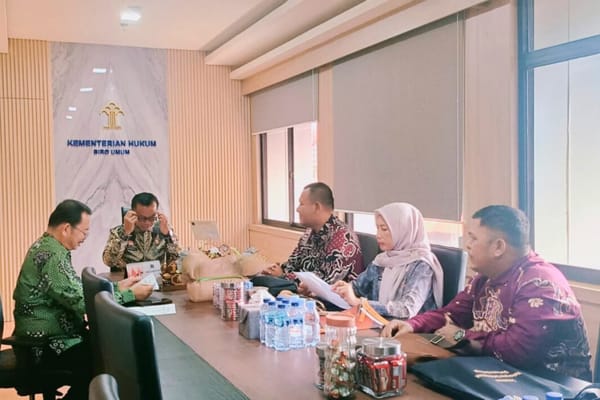 Siapkan Peresmian PosBankum, Kemenkum Sumbar Koordinasi Intensif ke Biro Umum Pusat