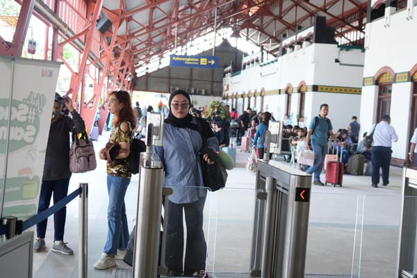 Pemudik KA Tujuan Pantura Jateng Terus Berdatangan