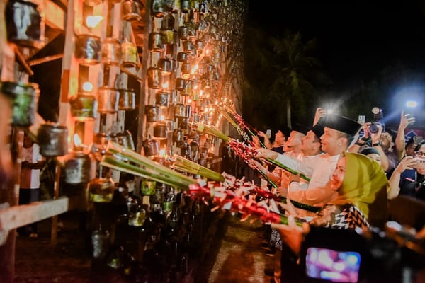 Lestarikan Warisan Budaya Tak Benda, Bupati Bengkalis Buka Fastifal Lampu Colok 2026