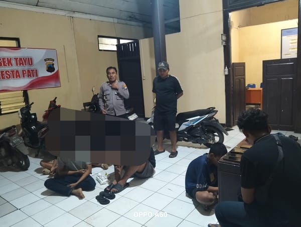 Polisi Gagalkan Rencana Tawuran “Perang Sarung” di Tayu, 7 Remaja Diamankan