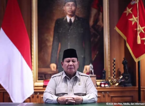 Presiden Prabowo Subianto Ucapkan Selamat Idulfitri 1 Syawal 1447 Hijriah/2026 Masehi