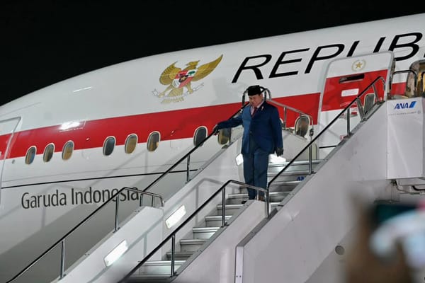 Presiden Prabowo Subianto Tiba di Tokyo, Disambut Haru dan Bangga oleh Diaspora Indonesia