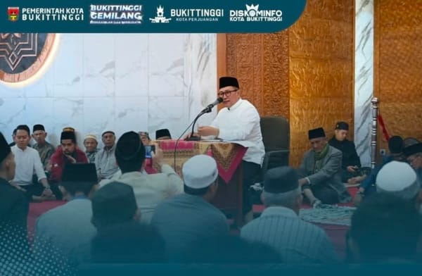 Wako Ramlan Pimpin TSR 1 Bukittinggi Kunjungi Masjid Jami’ Mandiangin