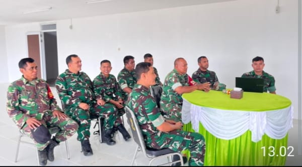 TNI Dorong Percepatan Desa Mandiri Pangan, Kodim 1210/Landak Ikuti Vicon Nasional