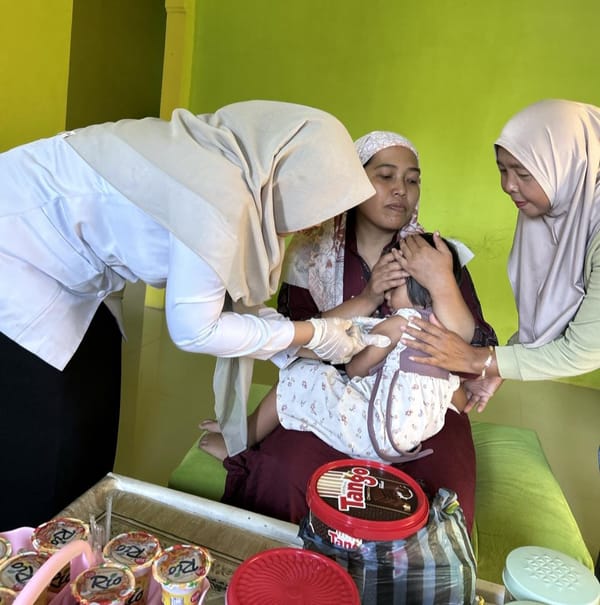 Respon Cepat KLB Dinkes Jember Gelar ORI Campak ​ di Posyandu