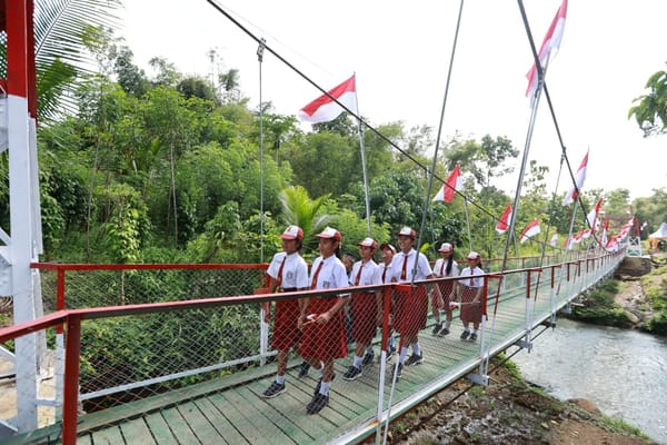 Jembatan Perintis Garuda Diresmikan, Permudah Aktivitas Warga Banyuwangi