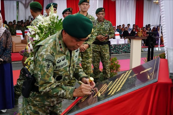 Monumen Soeharto Diresmikan, Pangdivif 2 Kostrad Tegaskan Pengabdian Tanpa Lelah