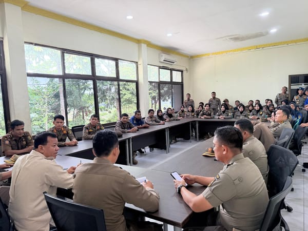 Kantor Satpol PP Tak Luput Dari Sidak Bupati Kuansing, Tegaskan Disiplin Satpol PP Harus Jadi Contoh