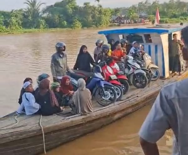 Penumpang Motor Kelotok Tenggelam di Sungai Landak