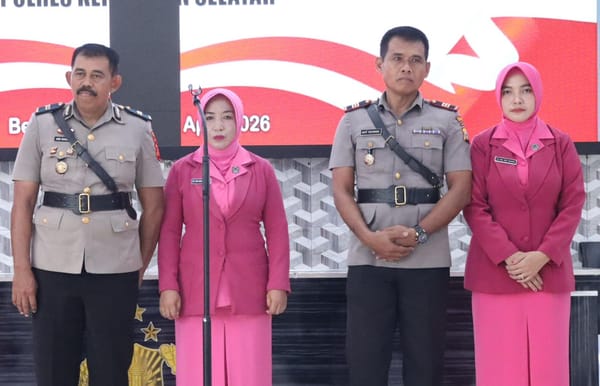 Polsek Benteng dan Bontomatene Kembali Dipimpin Putra Daerah