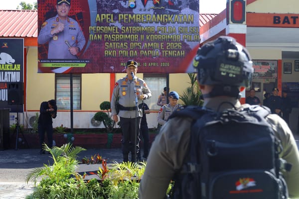 Apel Ops Amole 2026, Kapolda Sulsel Jaga Kehormatan dan Profesionalisme