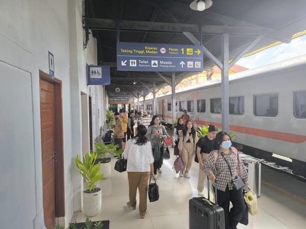 Menjadi Jantung Ekonomi Asahan, Stasiun Kisaran Layani 54.866 Penumpang pada Maret 2026.