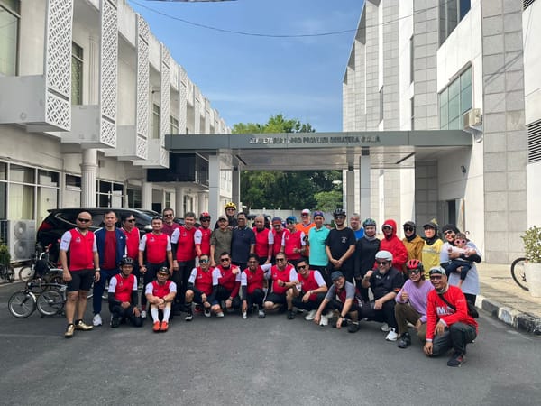 Silaturahmi Ride Sutarto Gelar Gowes Bareng RBICC Medan