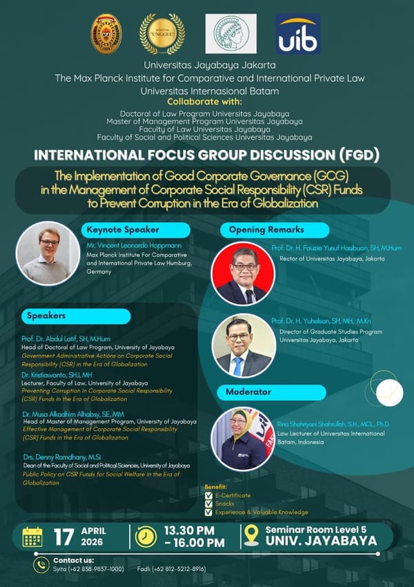 Kepastian Hukum Pejabat dan Keberlanjutan Investasi Korporasi lewat SPBE dan CSR