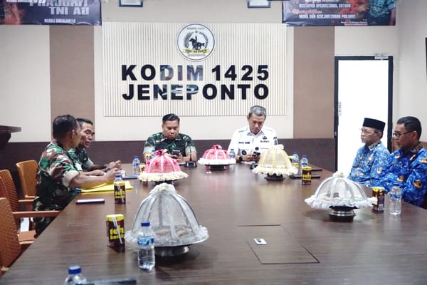 Bupati Jeneponto Dukung  TMMD Ke-128