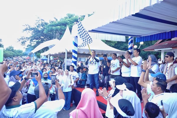 Ribuan Warga Meriahkan Jalan Santai Bahagia, Bupati Paris Yasir Pimpin Semarak Hari Jadi Jeneponto ke-163