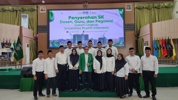 UMI Lantik 200 Dosen dan Tenaga Kependidikan, Tekankan Integritas dan Etos Kerja Islami