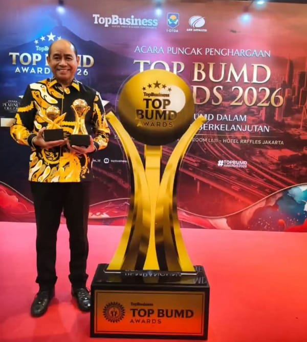 Perumdam Tirta Yapono Sabet Top BUMD Bintang 4, Wali Kota Ambon Apresiasi Transformasi Layanan Air Bersih