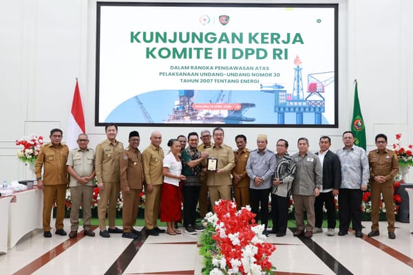 Gubernur Maluku Apresiasi Kunker Komite II DPD RI, Perkuat Pengawasan Energi dan Dorong Proyek Strategis Blok Masela