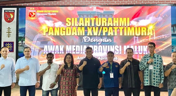 Pangdam XV Pattimura Silaturahmi dengan Awak Media Jalin kebersamaan Bangun Maluku