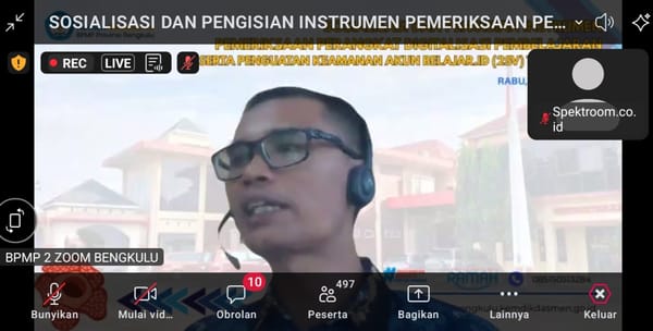 Sosialisasi dan Pengisian Instrumen Pemeriksaan Perangkat Digitalisasi Pembelajaran