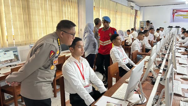Karo SDM Polda Maluku Tinjau Tes Akpol 2026, Pastikan Transparansi Seleksi