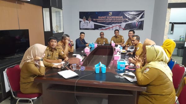 TPID Kabupaten Tubaba Lampung Ikuti Rakor TPID Secara Virtual