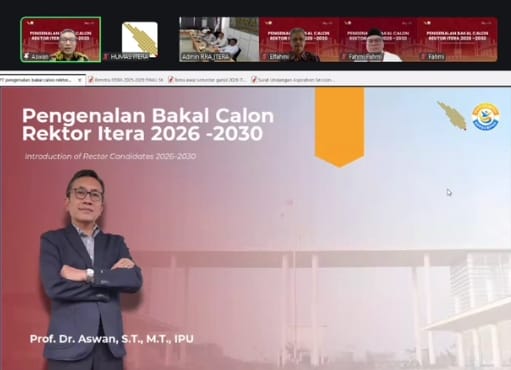 Lima Kandidat Balon Rektor ITERA Lampung Akan Sampaikan Visi Misi