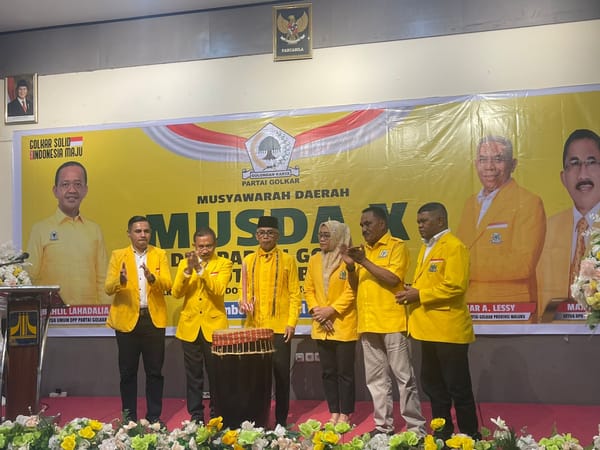 Musda X Golkar Ambon Digelar, Marasabessy Tekankan Konsolidasi dan Kepemimpinan Baru