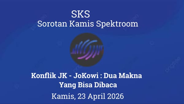 Konflik JK - JoKowi : Dua Makna Yang Bisa Dibaca