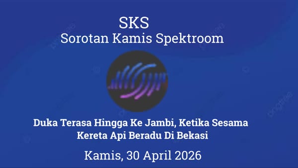 Duka Terasa Hingga Ke Jambi, Ketika Sesama Kereta Api Beradu Di Bekasi