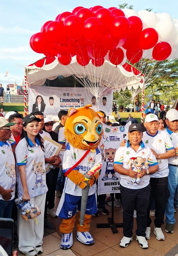 KONI Maluku Utara Launching Maskot, Logo dan Lagu Porprov V Tahun 2026
