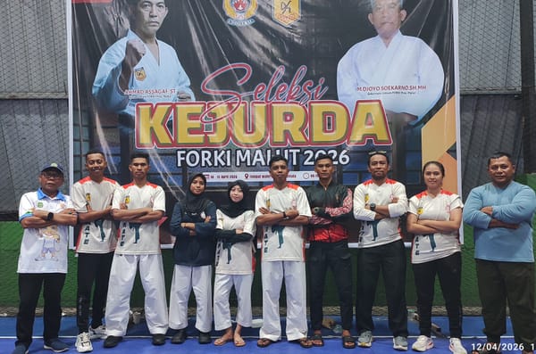 Empat Medali Diraih Atlit Karate Shindoka Pada Selekda FORKI Maluku Utara