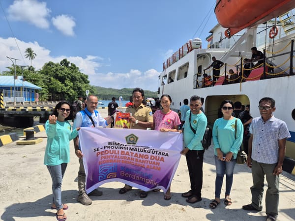 Ringankan Beban Korban Gempa, Kemenag Ternate Salurkan Bantuan ke Pulau Batang Dua