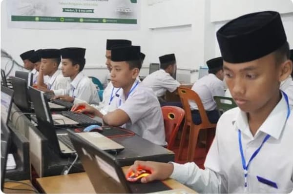 UAN PKPPS 2026 Dimulai, 1.191 Santri Kalteng Uji Kompetensi Berbasis Digital