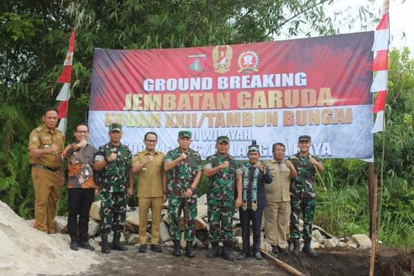 Jembatan Perintis Garuda Mulai Dibangun, Akses Warga Bengaris 2 Segera Terbuka
