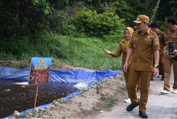 Bantuan Indukan dan Benih Ikan Digelontorkan, Pokdakan Pulang Pisau Didorong Naik Kelas