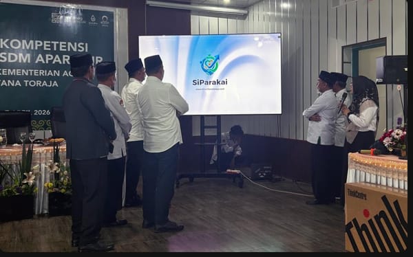 SIPARAKAI Diluncurkan, MTsN 2 Tana Toraja Percepat Digitalisasi Pembelajaran