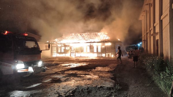 Sekretariat Karang Taruna Di Tanta Terbakar, Tak Ada Korban Jiwa