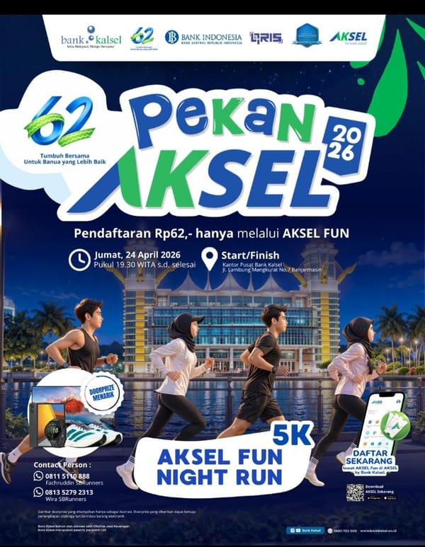 "Aksel Fun Night Run 5K Bakal Sajikan Sensasi Lari Malam Yang Unik