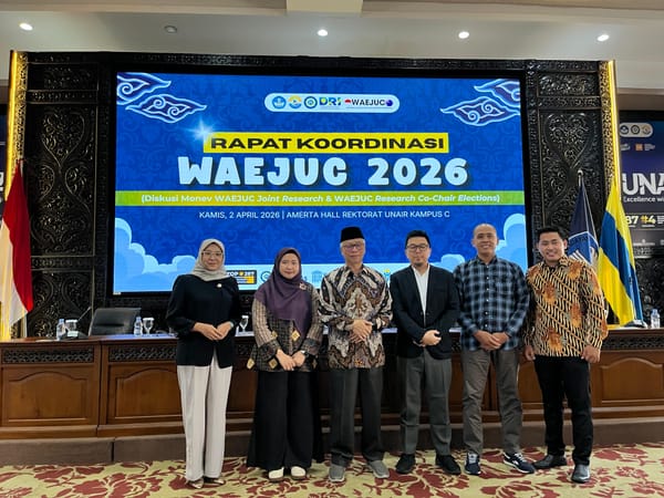 International Office UIN Malang Hadiri Pertemuan Koordinasi WAEJUC di Universitas Airlangga