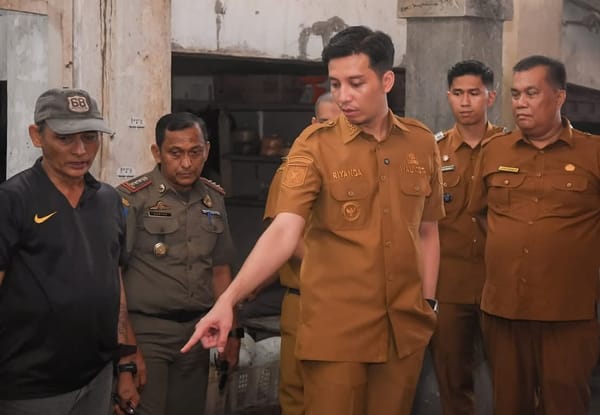 Pasar Jadi Cermin Ekonomi Rakyat, Riyanda–Jeffry Turun Langsung Pastikan Pembenahan Tak Sekadar Wacana