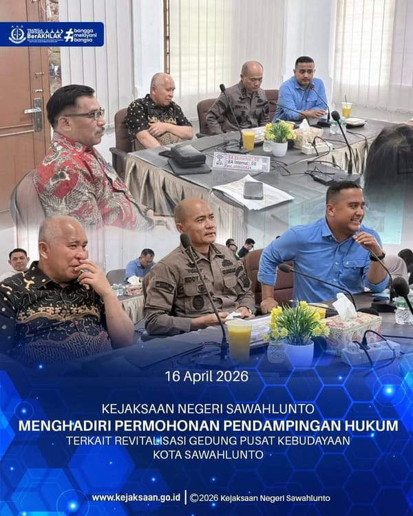 Kejari Sawahlunto Berikan Pendampingan Hukum Revitalisasi Gedung Pusat Kebudayaan